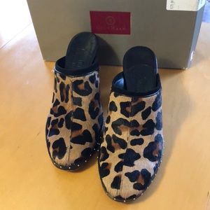 Women’s Cole Haan leopard print mule